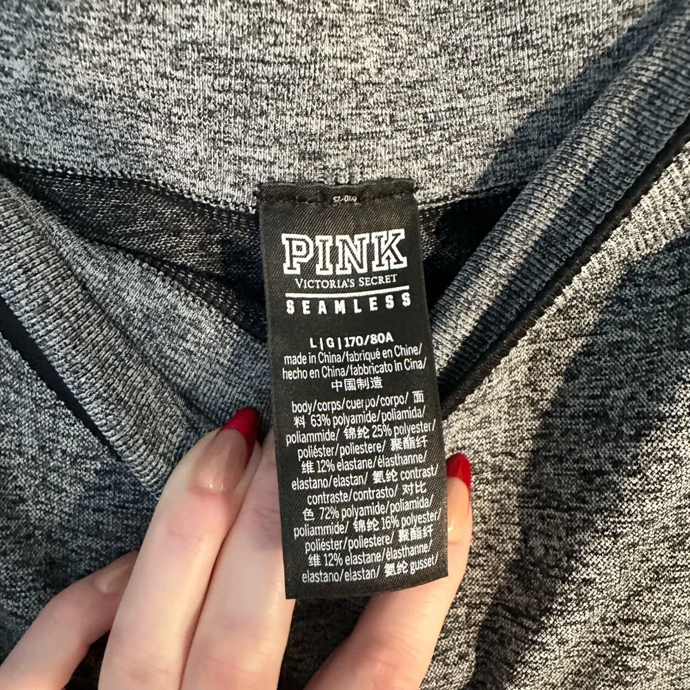 PINK Victoria's Secret seamless, Charcoal Leggings - Picture 7 of 9